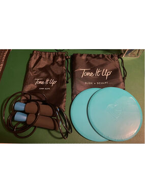 Tone It Up Women's Jump Rope & Slide Sculpt Set